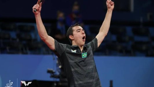 Hugo Calderano é esperança de medalha de ouro para o Brasil
