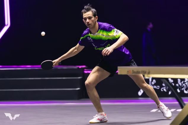 Hugo Calderano conquista medalha de prata em torneio na Coreia do Sul