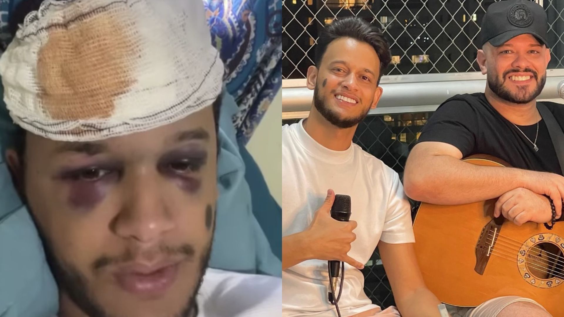 Cantor sertanejo sofre acidente de carro e tem traumatismo craniano: 'nasci de novo'