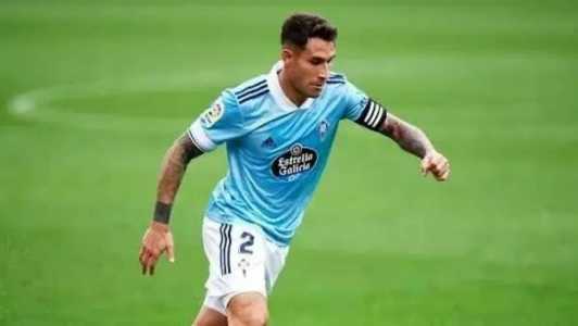 Hugo Mallo é capitão do Celta de Vigo
