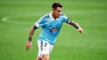 Hugo Mallo é capitão do Celta de Vigo