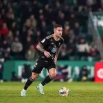 Alvo do Atlético, Hugo Mallo fica no banco de reservas em partida do Celta de Vigo