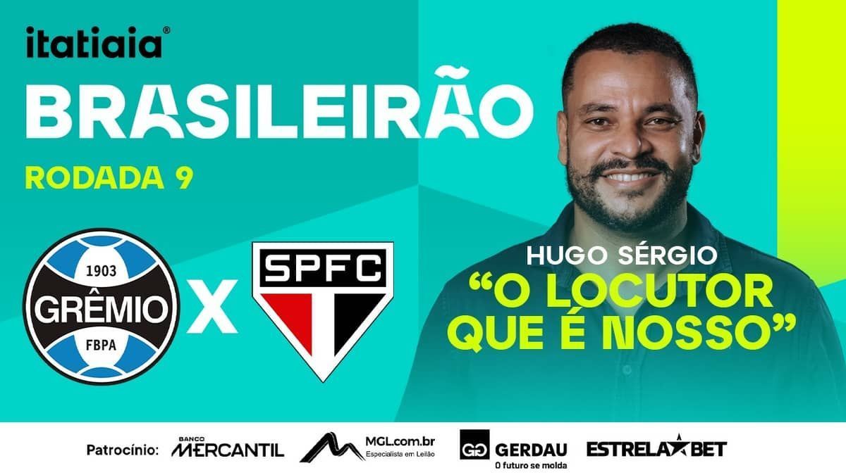 Grêmio x São Paulo: assista, ao vivo, à transmissão da Itatiaia