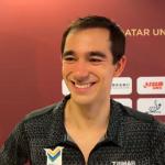 Hugo Calderano reage à conquista de medalha histórica para o Brasil no Mundial