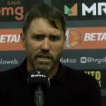Coudet agradece presença da torcida do Atlético em Ipatinga e lamenta ausência de Hulk