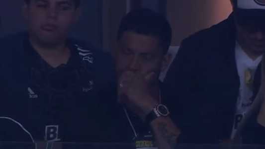 Hulk assistiu do Mineirão a derrota por 1 a 0 para o Corinthians