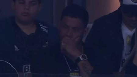 Hulk assistiu do Mineirão a derrota por 1 a 0 para o Corinthians