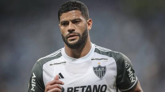 Hulk, atacante do Atlético, durante derrota por 1 a 0 para o Grêmio na Arena