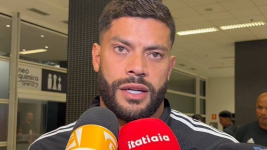 Hulk, atacante do Atlético, em entrevista coletiva na Neo Química Arena