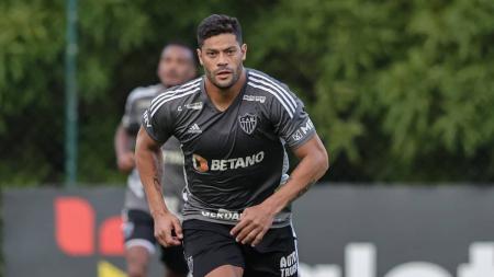Hulk, atacante e capitão do Atlético, está disponível e deve jogar contra o Fortaleza
