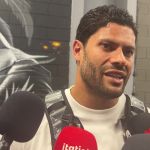 Ídolo do Atlético, Hulk reage a convite de Guilherme Arana para jogar no Fluminense