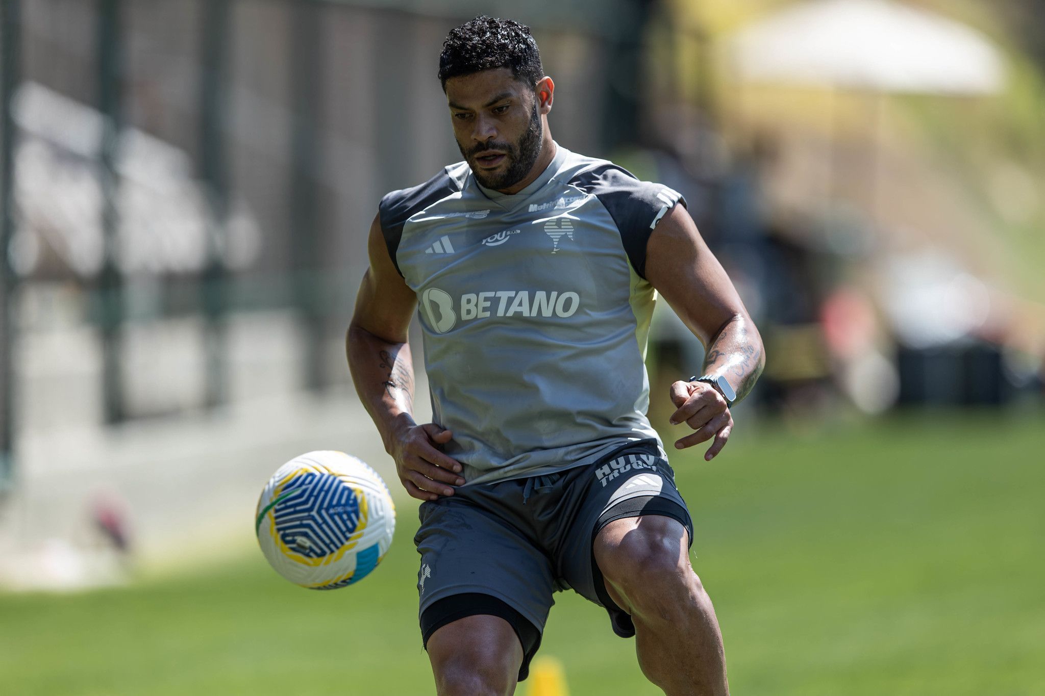 Treino do Atlético tem Hulk em campo e otimismo por volta de titulares