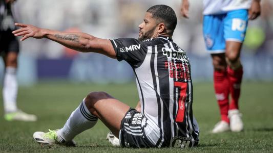 Hulk cumpriu suspensão pela 3ª vez com a camisa do Atlético no Brasileirão 2023