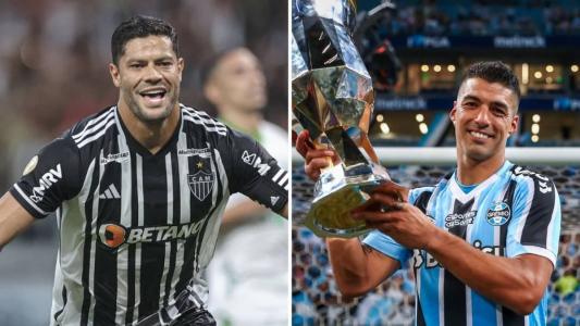 Hulk, do Atlético, e Suárez, do Grêmio, campeões estaduais em 2023