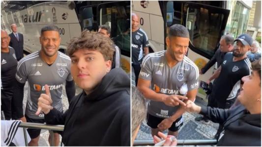 Hulk durante desafio com influenciador