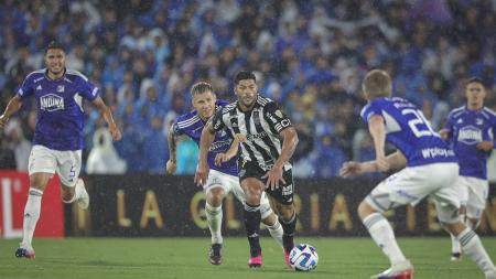 Hulk durante jogo de ida contra o Millonarios