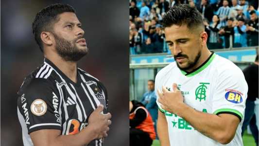 Hulk e Aloísio 'Boi Bandido', atacantes de Atlético e América
