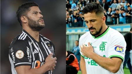 Hulk e Aloísio 'Boi Bandido', atacantes de Atlético e América