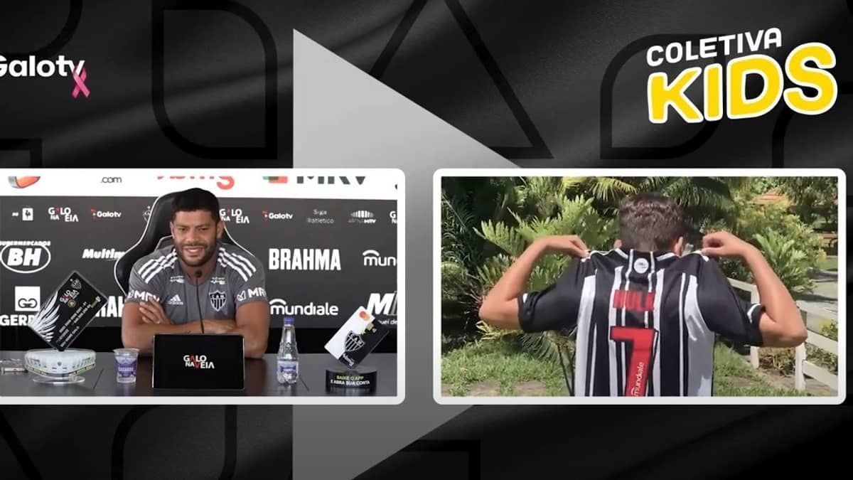 Hulk, do Atlético, responde perguntas inusitadas no Dia das Crianças; assista