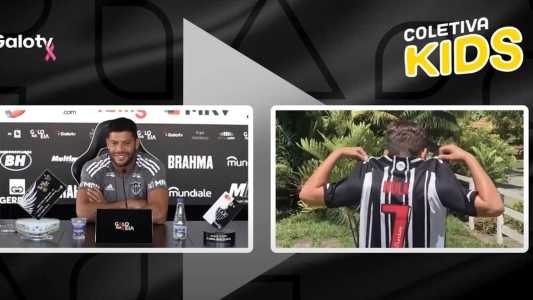 Hulk é entrevistado por crianças atleticanas