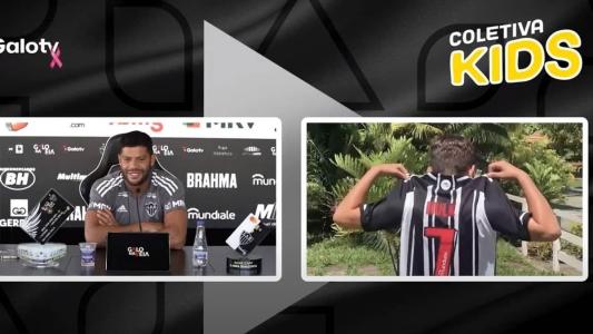 Hulk é entrevistado por crianças atleticanas