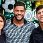 Filhos de Hulk comemoram aniversário com festa temática do Atlético; veja vídeo