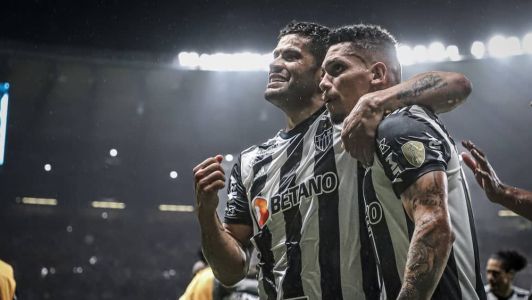 Hulk e Paulinho, protagonistas do Atlético na temporada