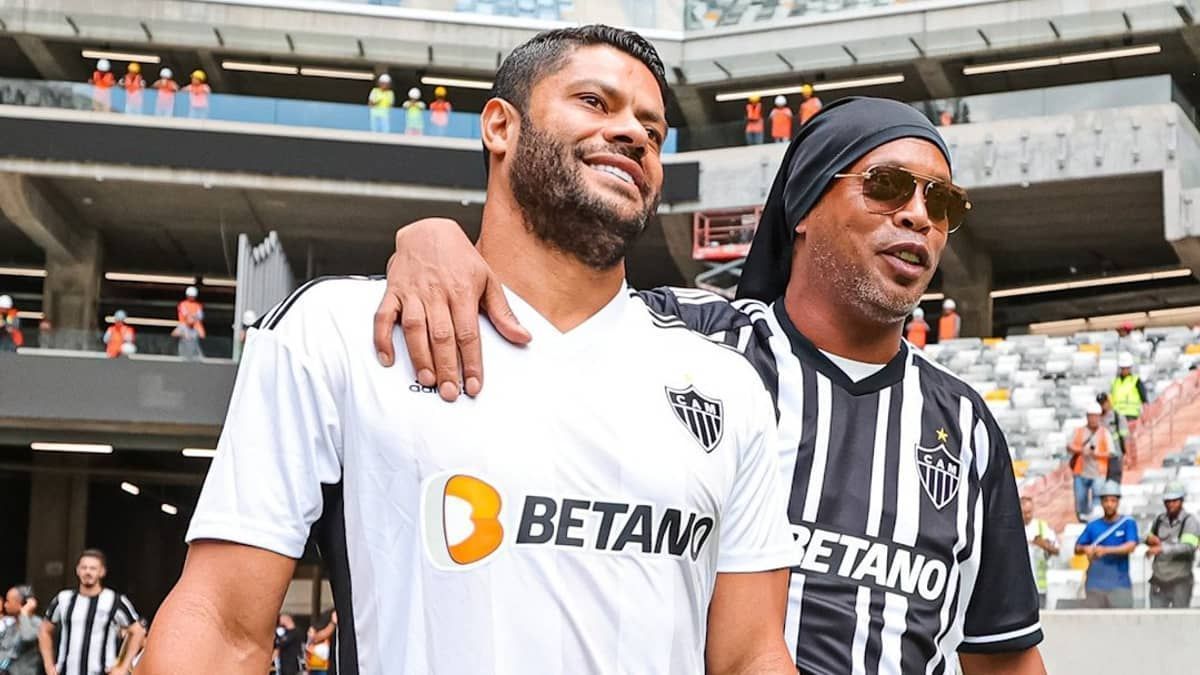 Ídolos do Atlético: saiba o que Hulk disse do encontro com Ronaldinho