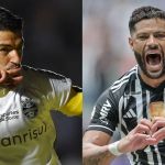Veteranos de Grêmio e Atlético, Suárez e Hulk travam disputa individual