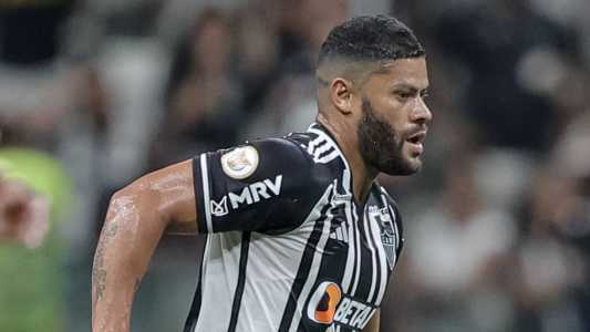 Hulk em jogo do Atlético na Arena MRV