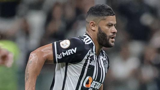Hulk em jogo do Atlético na Arena MRV