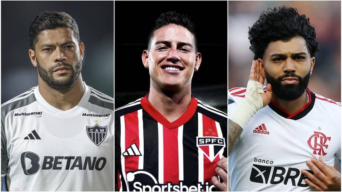 James Rodríguez, do São Paulo, é o 2º jogador mais seguido no Brasil; veja 20 primeiros