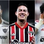 James Rodríguez, do São Paulo, é o 2º jogador mais seguido no Brasil; veja 20 primeiros