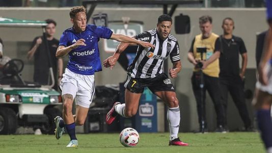 Hulk está no Atlético desde 2021, enquanto Ian Luccas chegou ao Cruzeiro em 2023