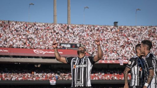 Hulk fez contra o São Paulo o sétimo gol no Brasileirão 2023