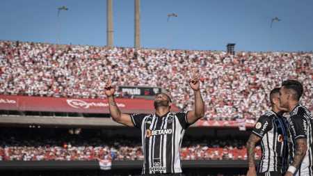 Hulk fez contra o São Paulo o sétimo gol no Brasileirão 2023