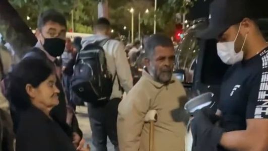 Hulk fez várias ações sociais pelas ruas de Belo Horizonte e região