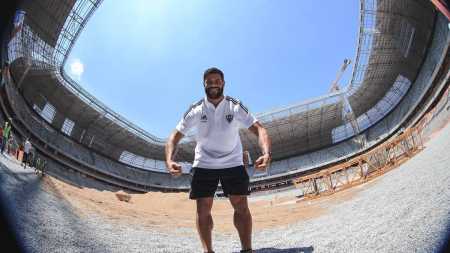 Hulk já havia visitado e Arena MRV com o restante do elenco