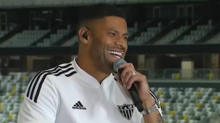 Hulk, jogador do Atlético, em entrevista ao Ge