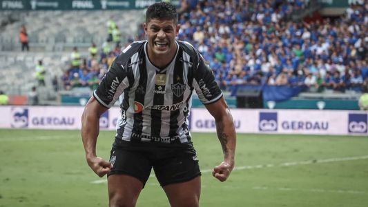 Hulk marcou dois gols na última partida disputada contra o Cruzeiro