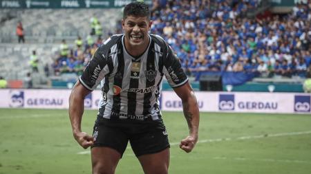 Hulk marcou dois gols na última partida disputada contra o Cruzeiro