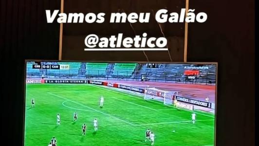 Hulk postou a imagem nas redes sociais