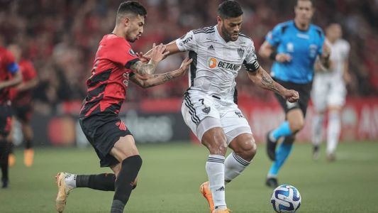 Hulk se revoltou com arbitragem após derrota do Galo na Arena da Baixada