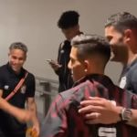 Atlético: jogadores do Carabobo 'tietam' Hulk após partida pela Libertadores