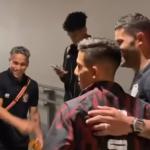 Atlético: jogadores do Carabobo 'tietam' Hulk após partida pela Libertadores