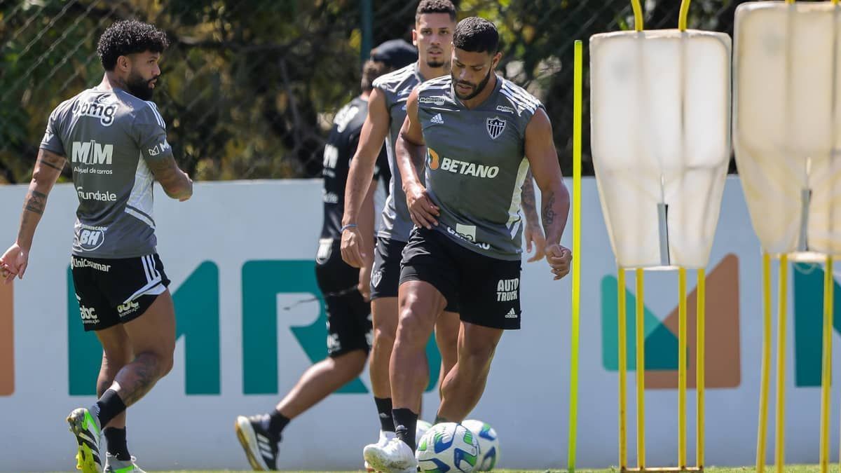 Atlético escalado com novidade para jogo contra o Cuiabá pelo Brasileirão