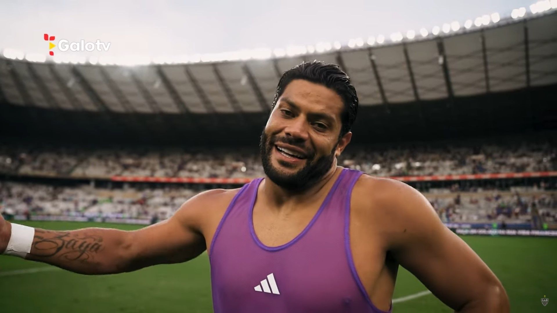 Hulk faz promessa sobre clássico e manda recado a ídolo do Atlético