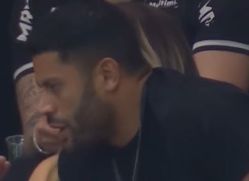 Hulk vai à Arena MRV e posa com ídolo do Atlético após classificação na Libertadores