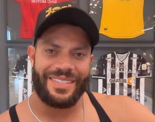 Hulk, atacante do Atlético, anuncia que será pai pela quinta vez
