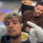 Atlético: após posição sobre permanência, Hulk aparece em live com Scarpa e Galo Doido